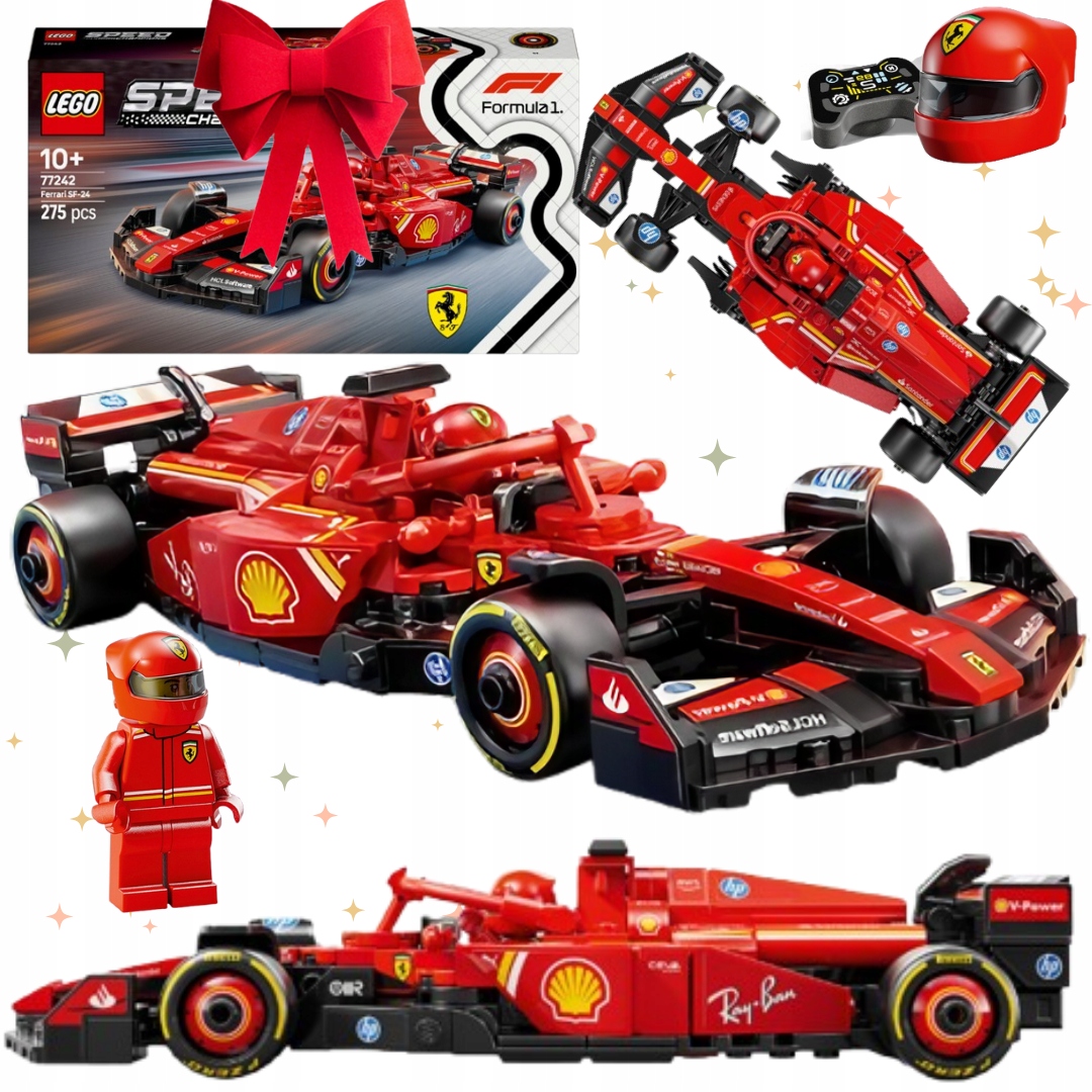 Lego Speed Champions Bolid F1 Model Ferrari SF-24 Zestaw Do Budowy
