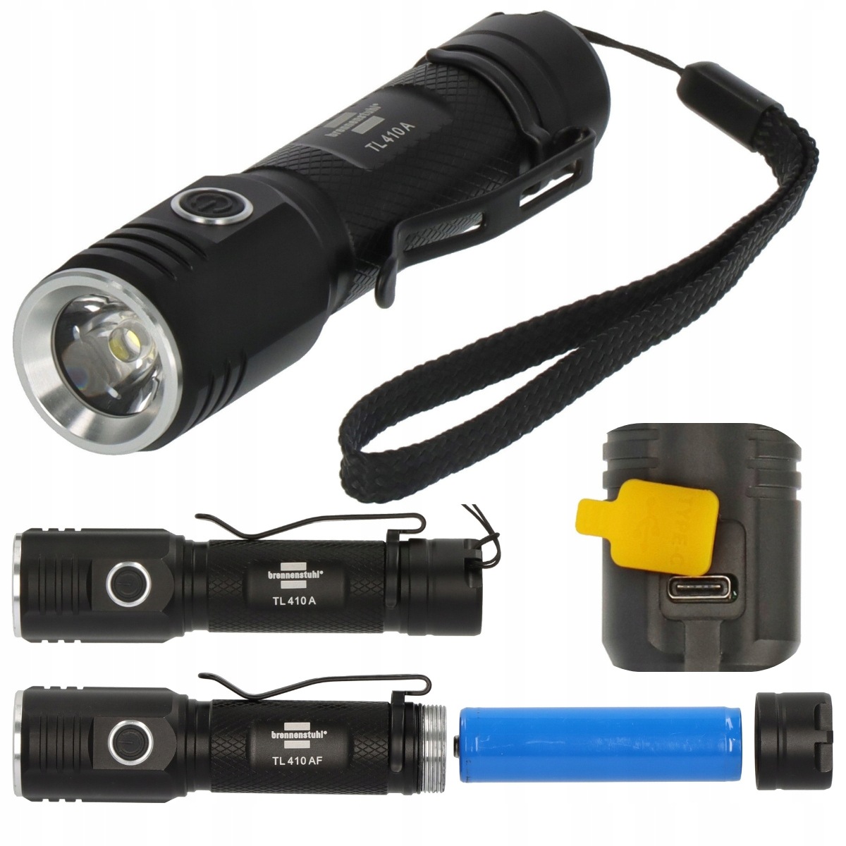 Latarka akumulatorowa Led LuxPremium Tl 410 A 400 lm IP44 Usb-c