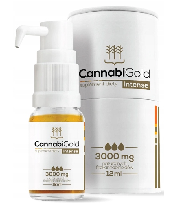 

CannabiGold Intense olejek Cbd 30% 3000mg 12ml