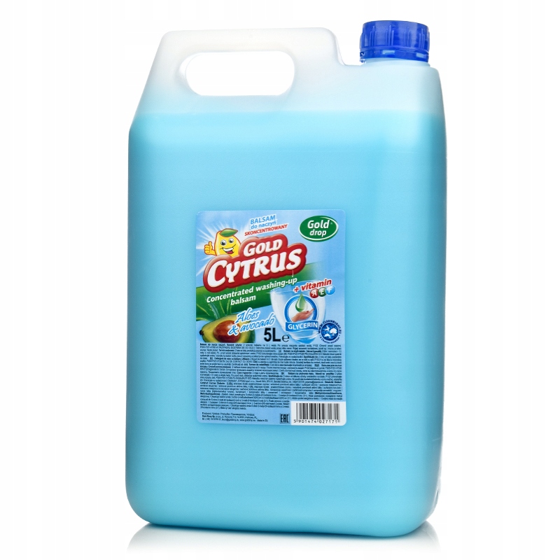 

Aloes Awokado Cytryna płyn duży do naczyń 5l