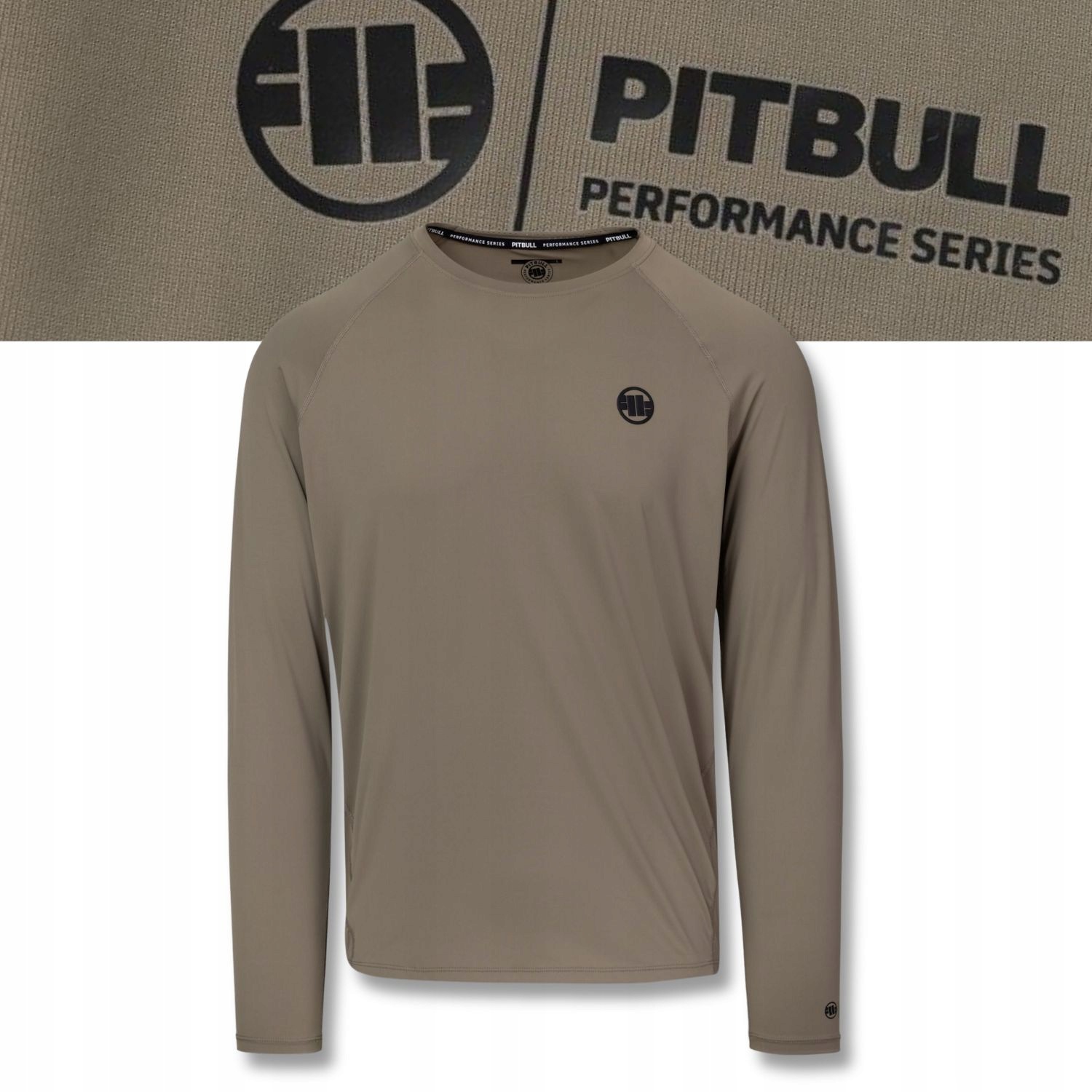 Męski Longsleeve sportowy Pitbull szybkoschnący oddychający Mesh Runway