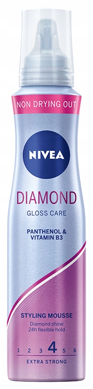 Pianka do włosów NIVEA Diamond Gloss Care 150ml