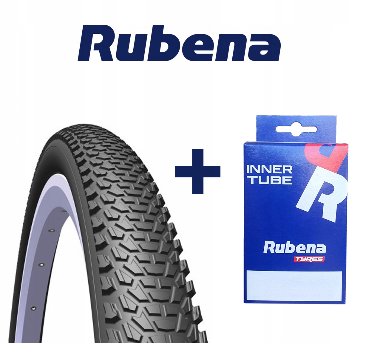 Zestaw Opona Dętka rowerowa Rubena Cheetah R15 26x2,10 54-559