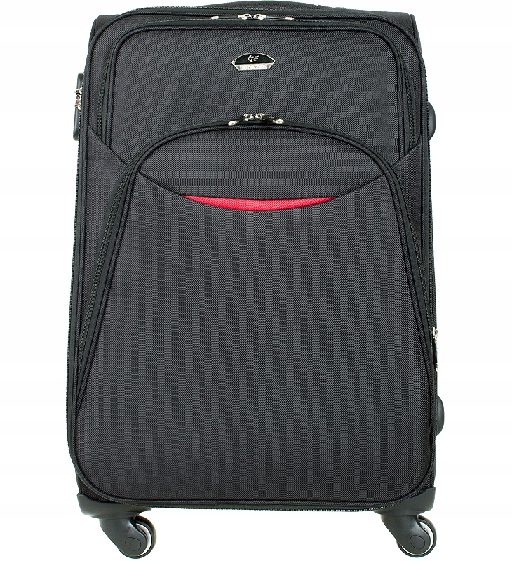 

W21 Duża walizka miękka poszerzana tkaninowa 4koła