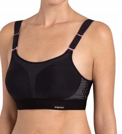 Triaction By Triumph Miękki Biustonosz Czarny Sportowy 85E J_a