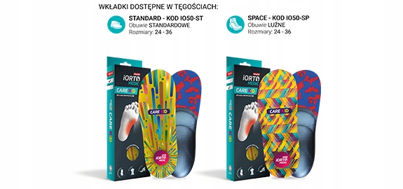 MAZBIT Dynamiczne wkładki płaskostopie podłużne koślawość CARE KID SPACE 31 Marka Mazbit