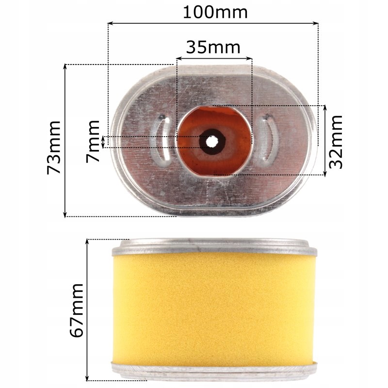 FILTR POWIETRZA do HONDA GX140 160 200 210 zamiennik Marka inna marka