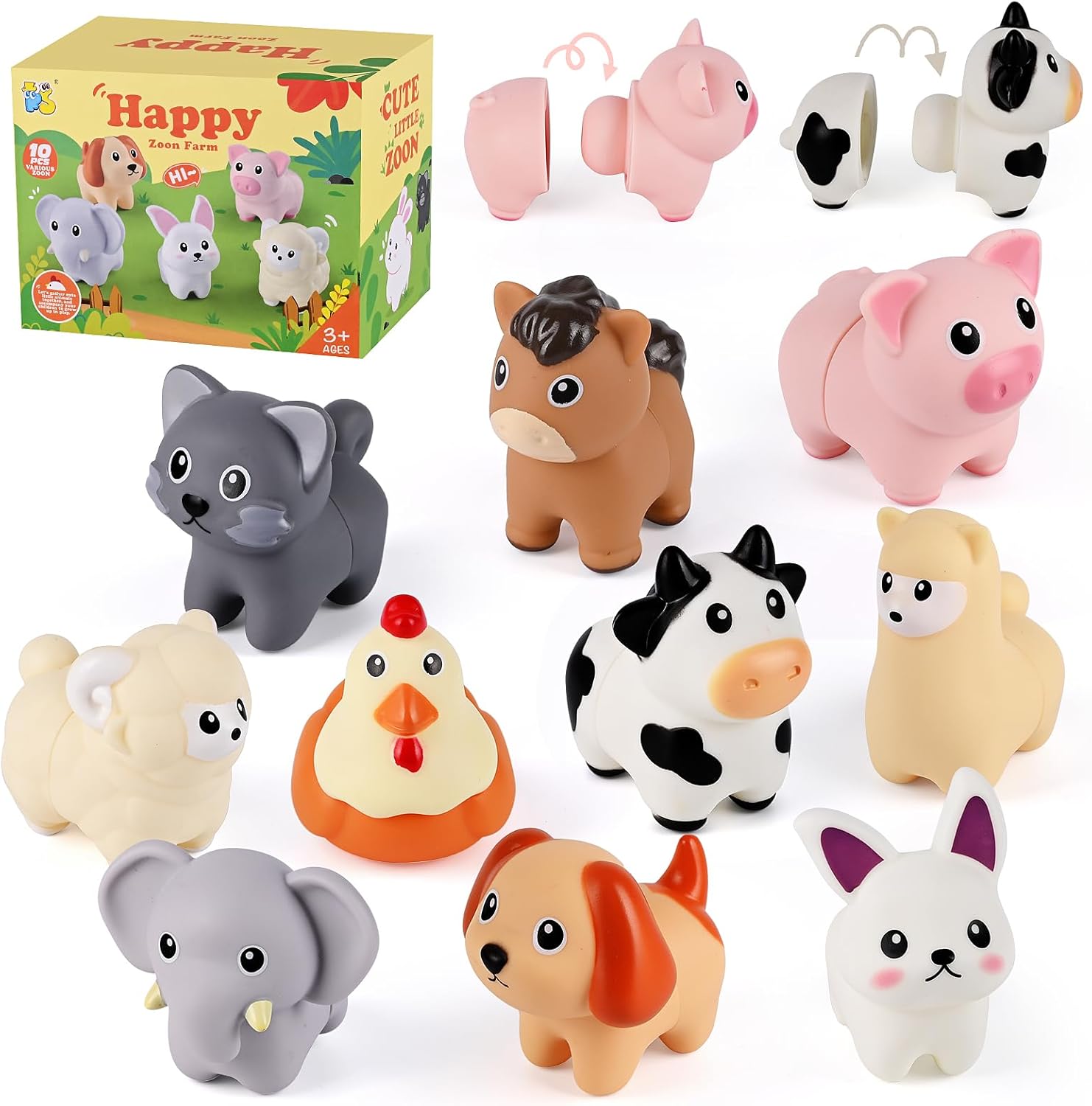 ZABAWKA MONTESSORI MOTORYCZNA SORTOWANIE KOLORÓW UKŁADANIE ZWIERZĘTA