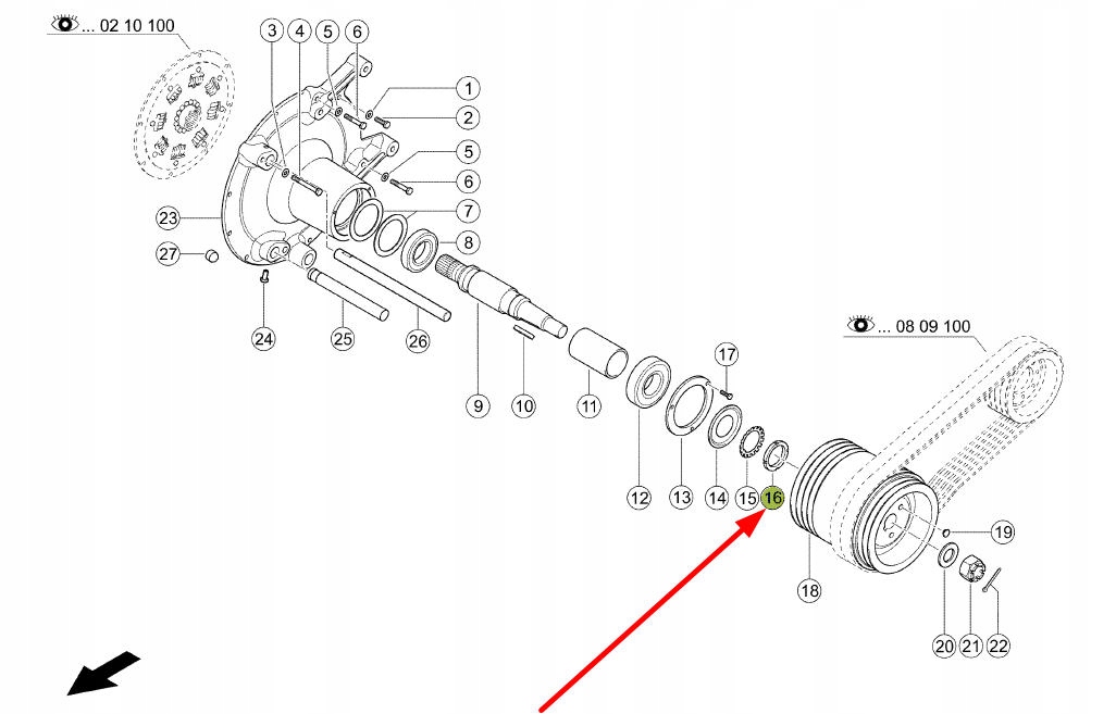 182125.0 Гайка М60 х 2