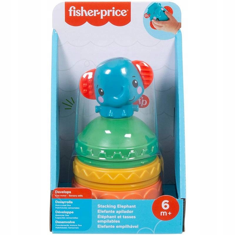 

Fisher price słonik Do ukladania GWL66 piramidka