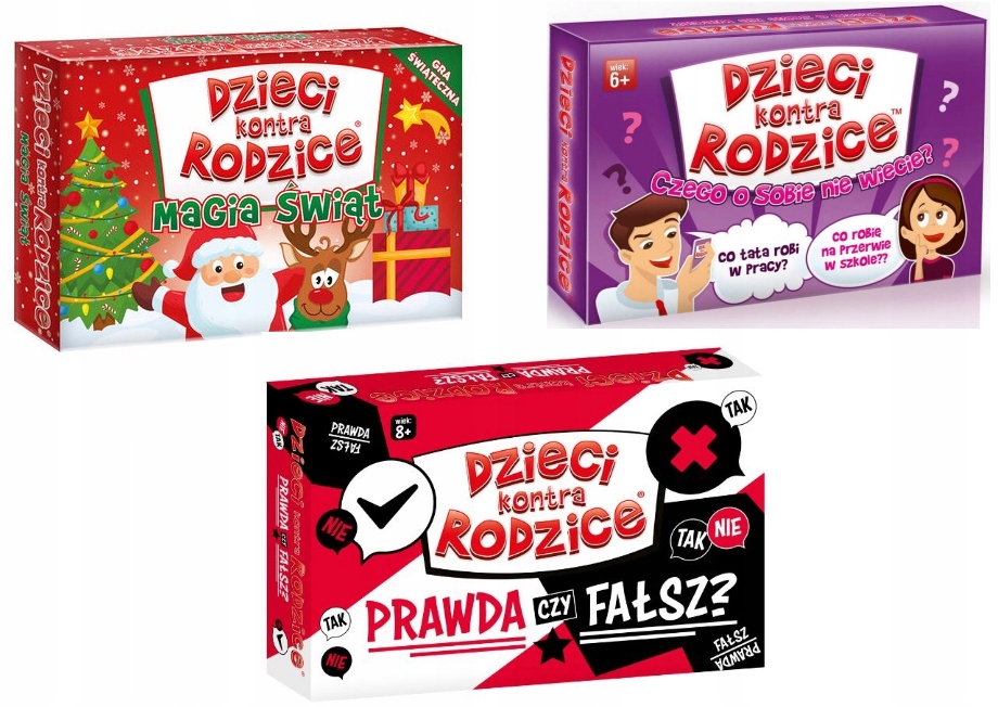 

3w1 Dzieci Kontra Rodzice Magia Świąt Prawda Fałsz
