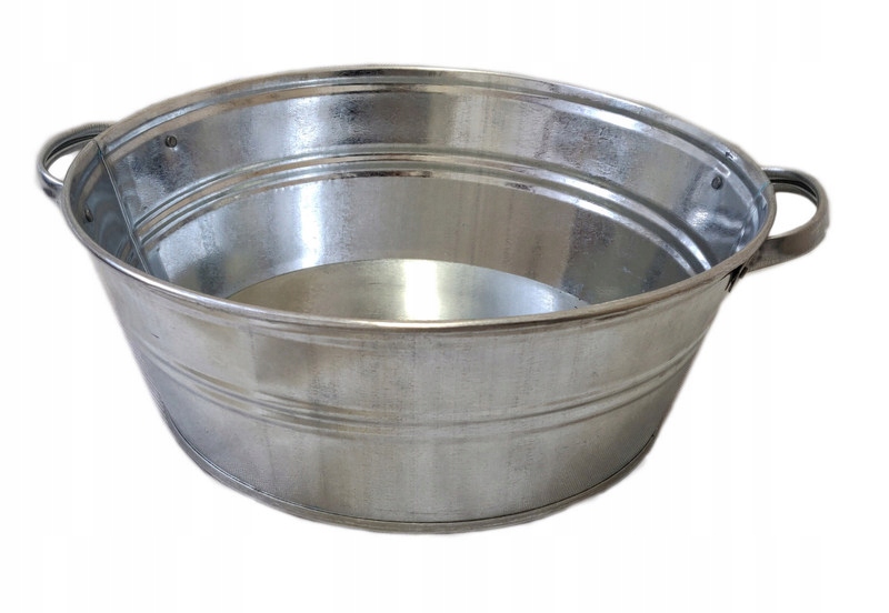 

Miska wanna okrągła 13l metalowa ocynkowana