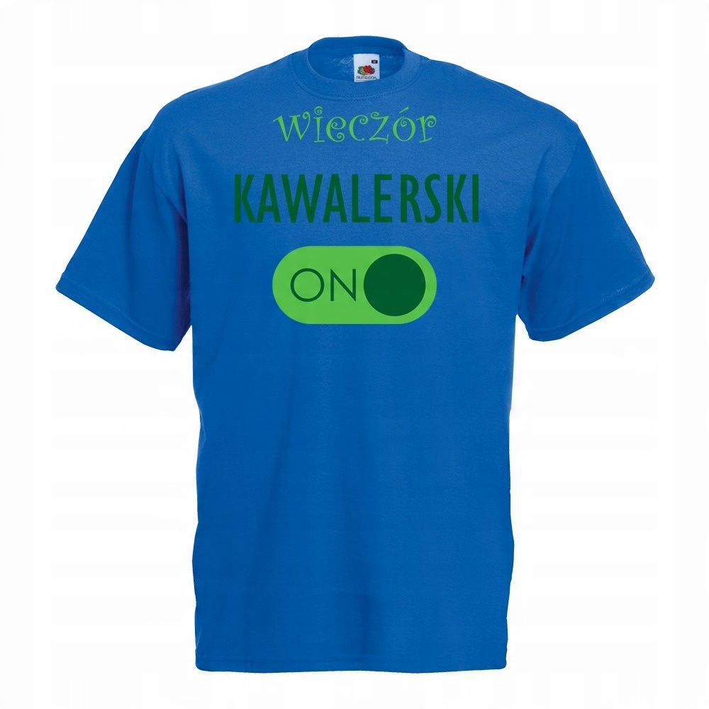 

Koszulka wieczór kawalerski on XL niebieska