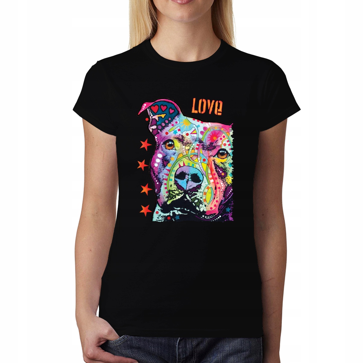 

Pit Bull Love Koszulka Damska Czerń M