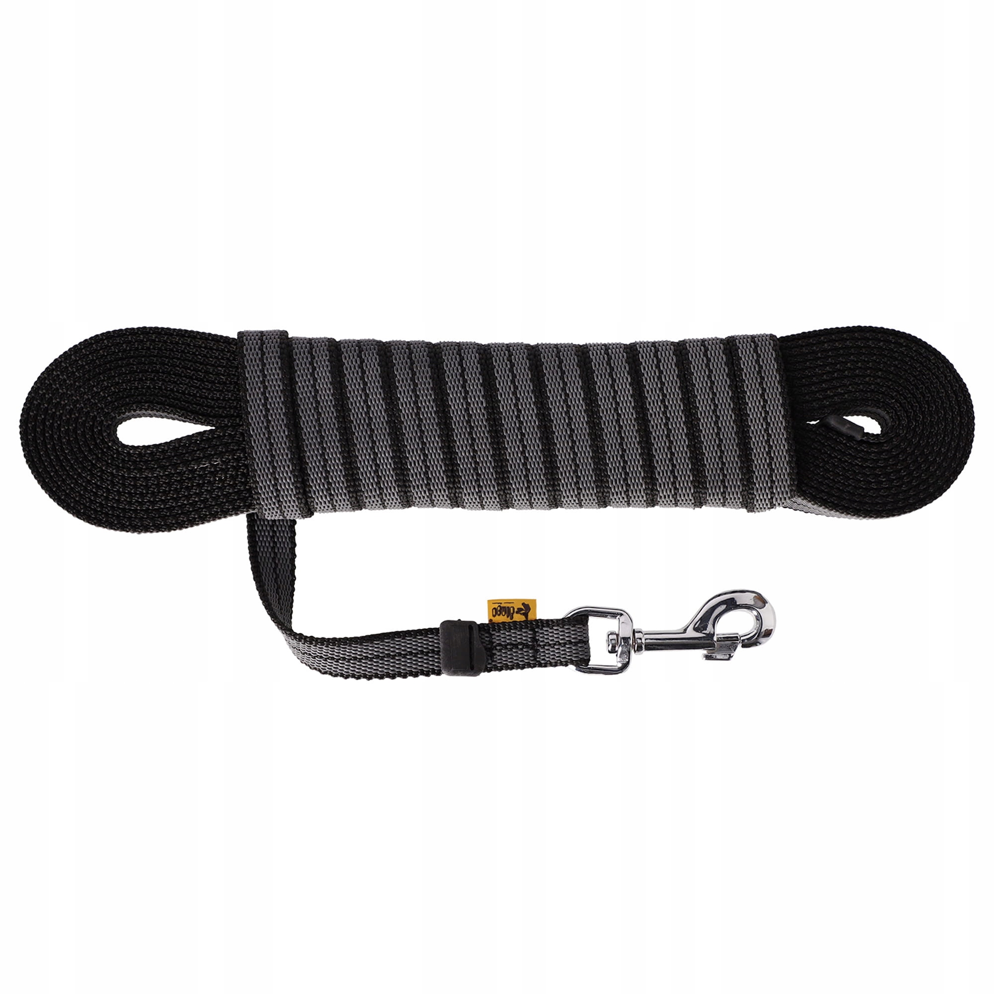 Levně Dingo Vodítko pogumovaná, jednoduchá, 2,0 x 5 m, s bez rukojeti, černá