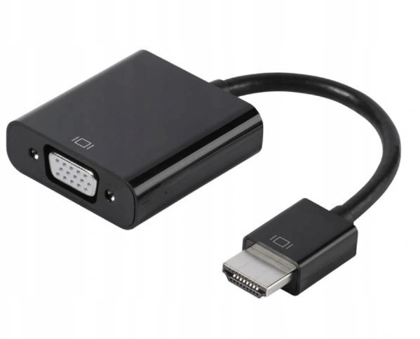Vivanco 0,1 m HDMI Typu A (Standard) VGA (D-Sub)