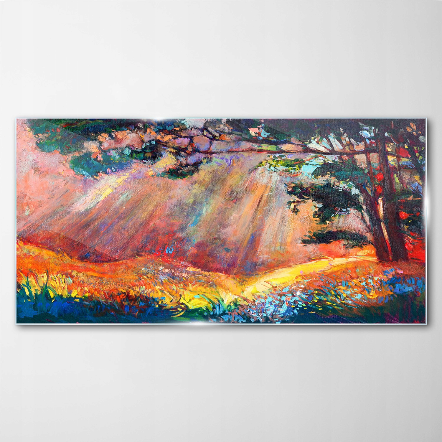 

Foto-obraz szklany Drzewo kwiaty natura 100x50 cm