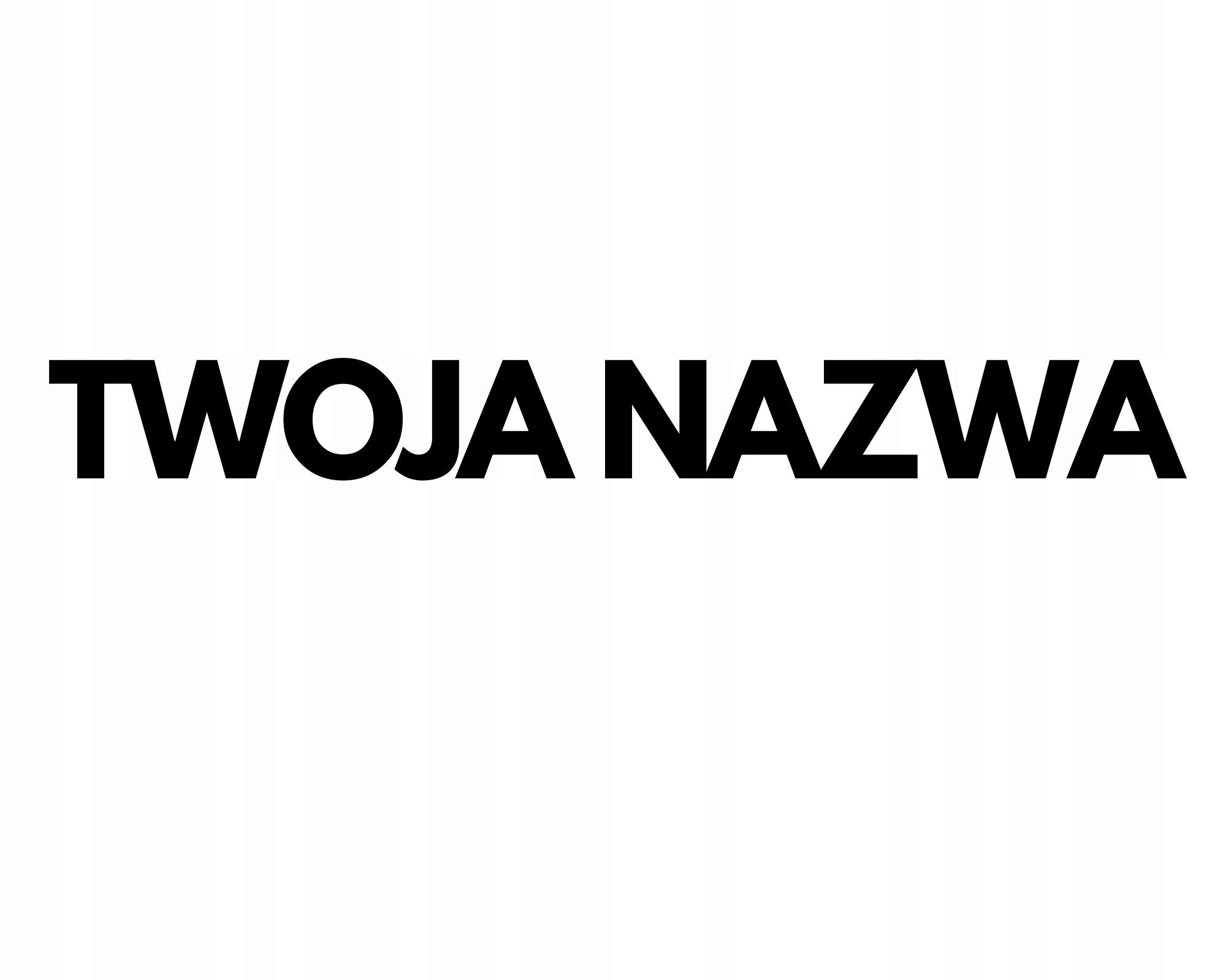 

Naklejka Auto Szybę Twoja Nazwa Napis Dowolny 50cm