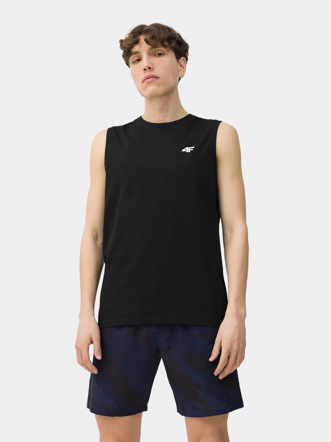 KOSZULKA MĘSKA 4F BEZRĘKAWNIK BAWEŁNIANY BEZ RĘKAWÓW ZESTAW 3PAK LIMITOWANA Marka 4F