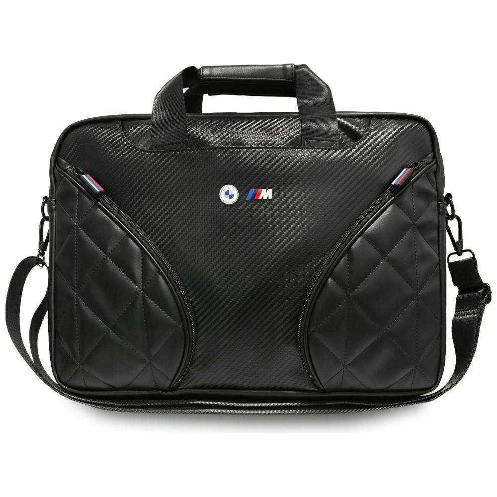 Bmw Taška Carbon Pockets S Kovovým Logom Pre Notebook S Výškou 16 Palcov
