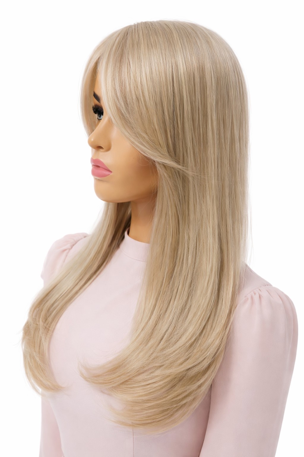 Topper, tupet pro ženy dlouhý Best Lékořice, světle blond 58 cm