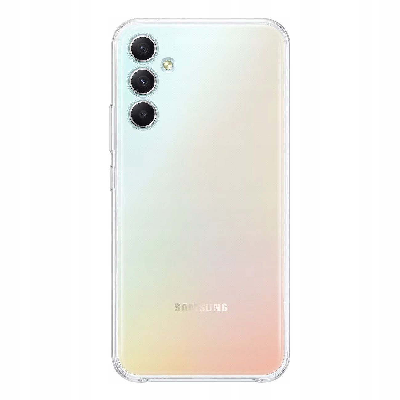 Samsung Clear Cover Etui Samsung Galaxy A34 5G Żelowy Pokrowiec Przezroczys