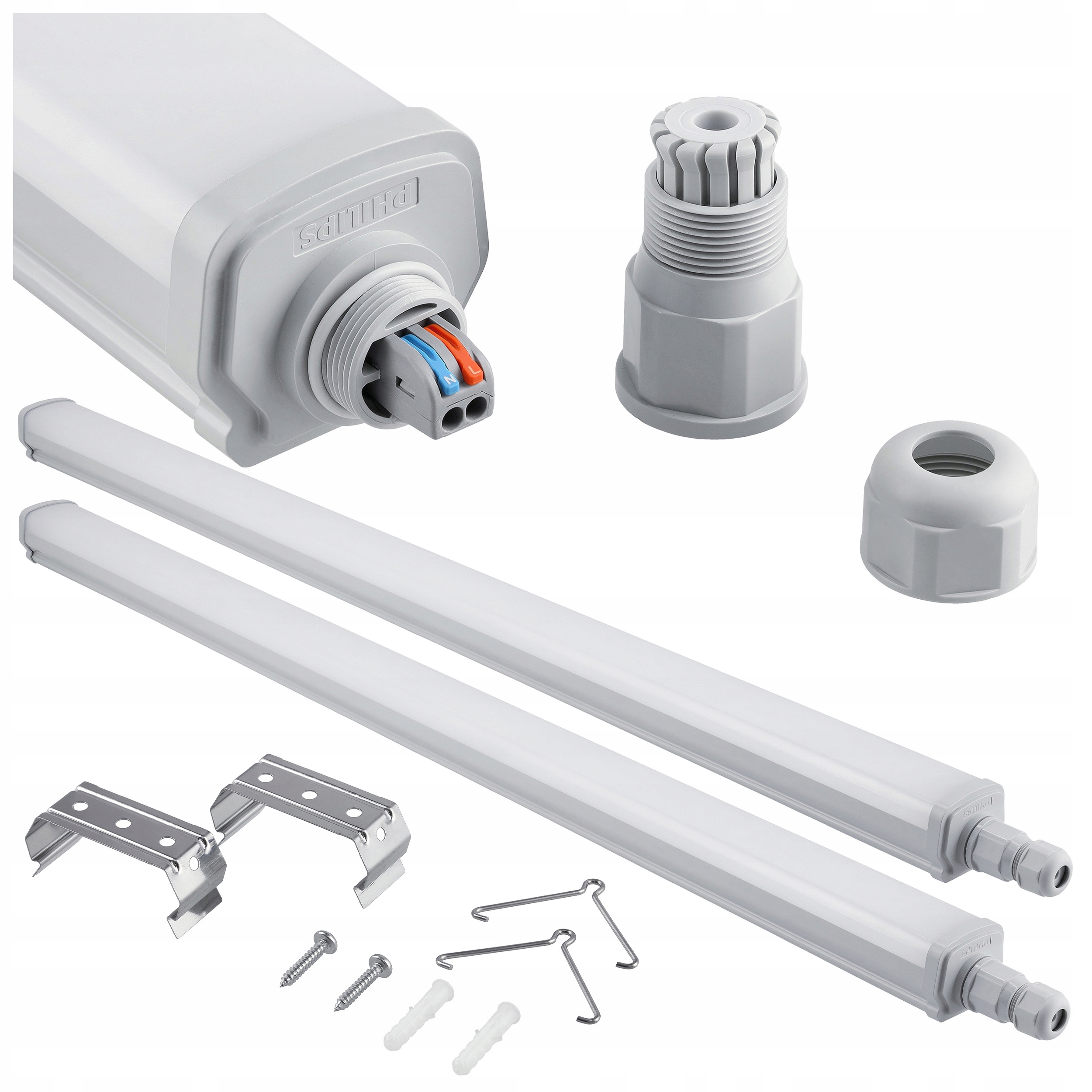 Hermetické Led svietidlo 2x 30W 4000K 3600lm 120cm Phillips Robustná kvalita