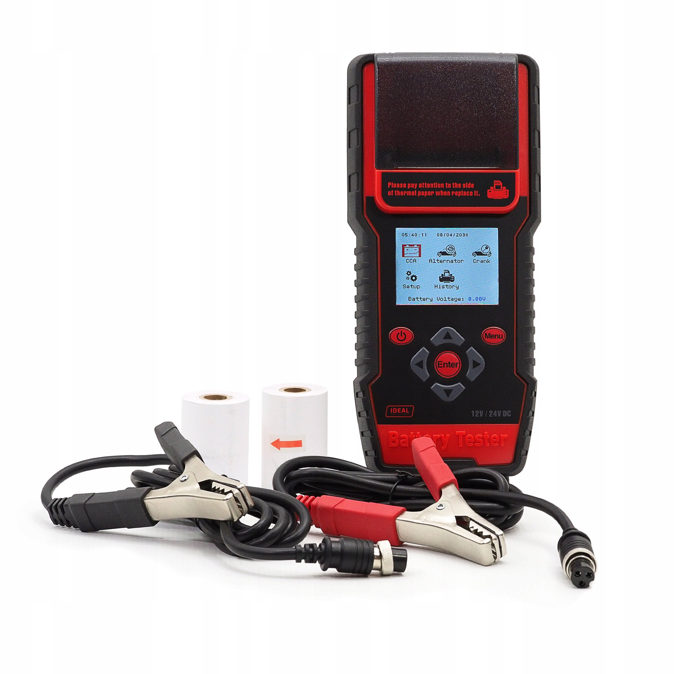 Cyfrowy TESTER AKUMULATOROW IDEAL BDT7000 12V DRUK Producent code BDT7000