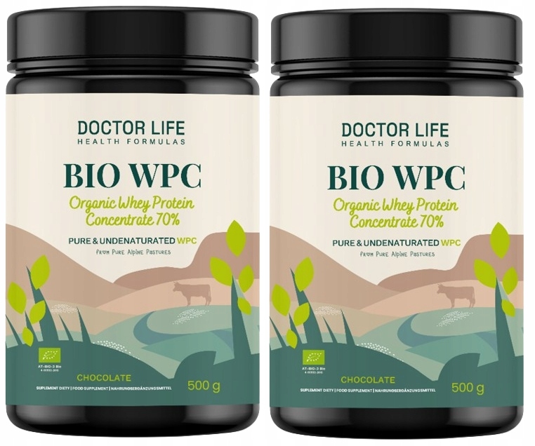 Doctor Life Whey Protein Bio Wpc Grass Fed Chocolate 500 g. Proteinová posilovna