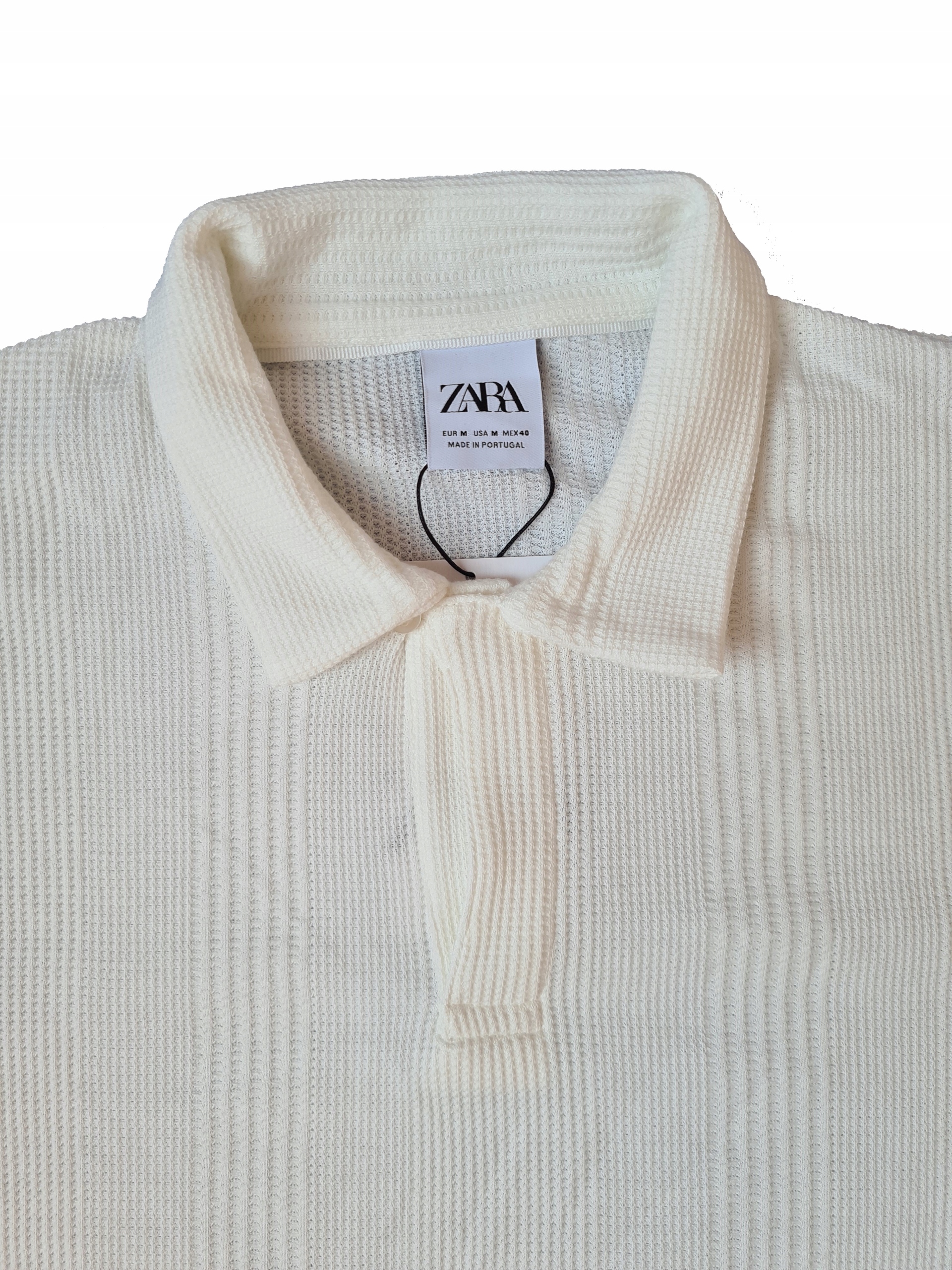 

Zara_teksturowana Koszulka Polo 8954301