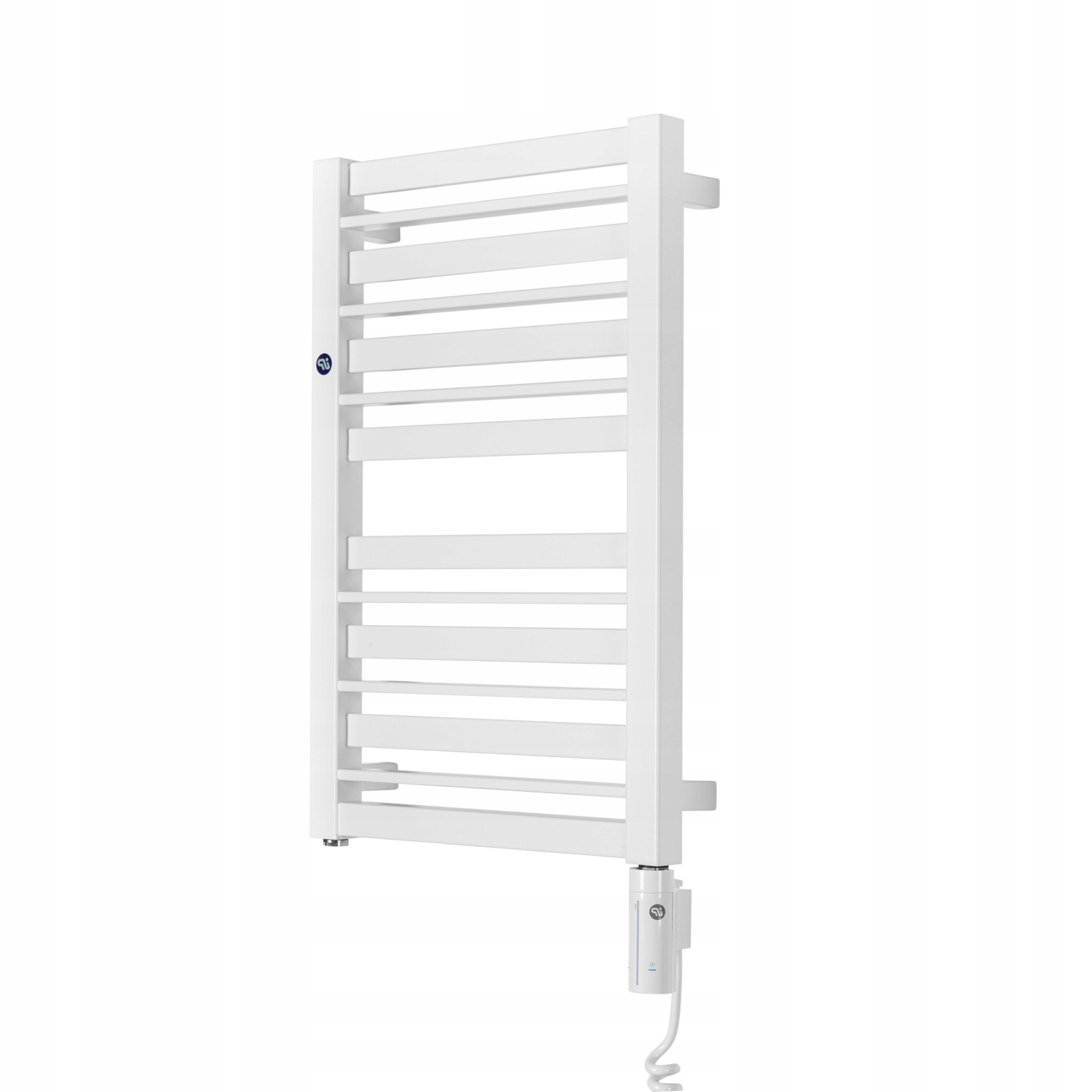 Grzejnik łazienkowy elektryczny Cod 615x400 300W biały prawy