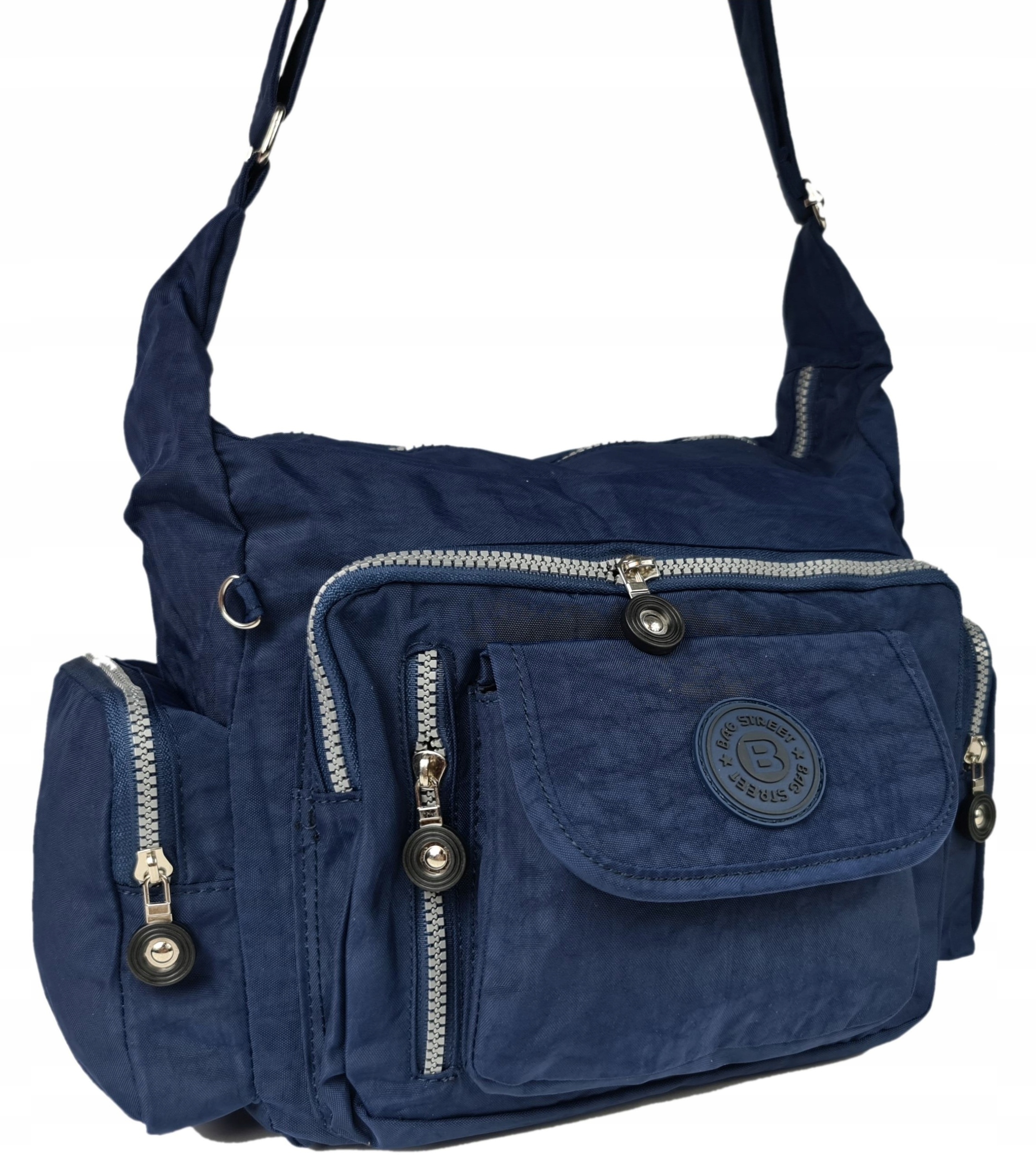 TOREBKA LISTONOSZKA POJEMNA BAG STREET GRANATOWA