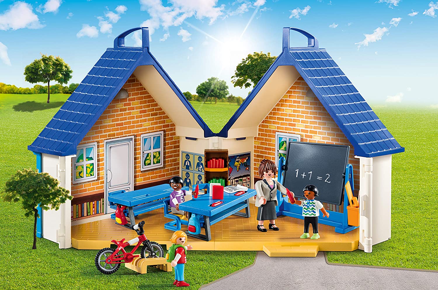 KLOCKI PRZENOŚNA SZKOŁA PLAYMOBIL CITY LIFE 5662 EAN (GTIN) 4008789056627