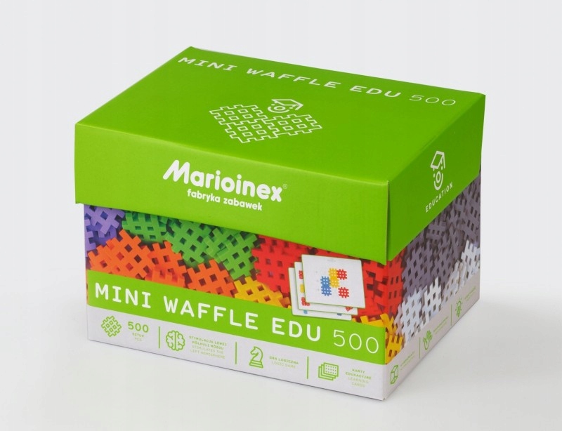 

Klocki Mini Wafle 500 ele. Edu Waffle Marioinex
