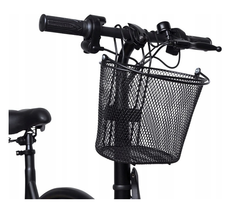KOSZYK METALOWY DUŻY KOSZ ROWEROWY NA KIEROWNICĘ NA UCHWYT DO ROWERU ROWER EAN (GTIN) 5904172300201