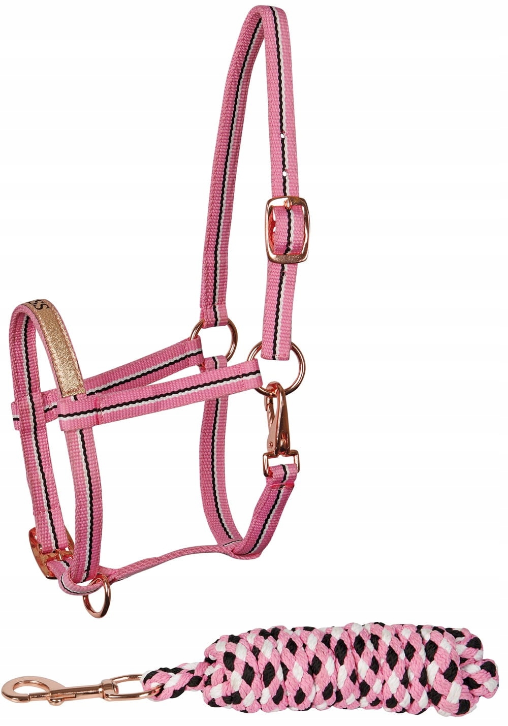 Harry's Horse kantar z uwiązem źrebięcy Pink