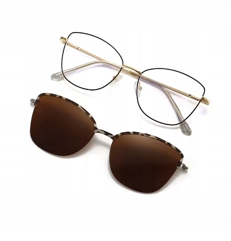 Okulary Damskie Z Nakładkami Przeciwsłonecznymi Oprawki 5