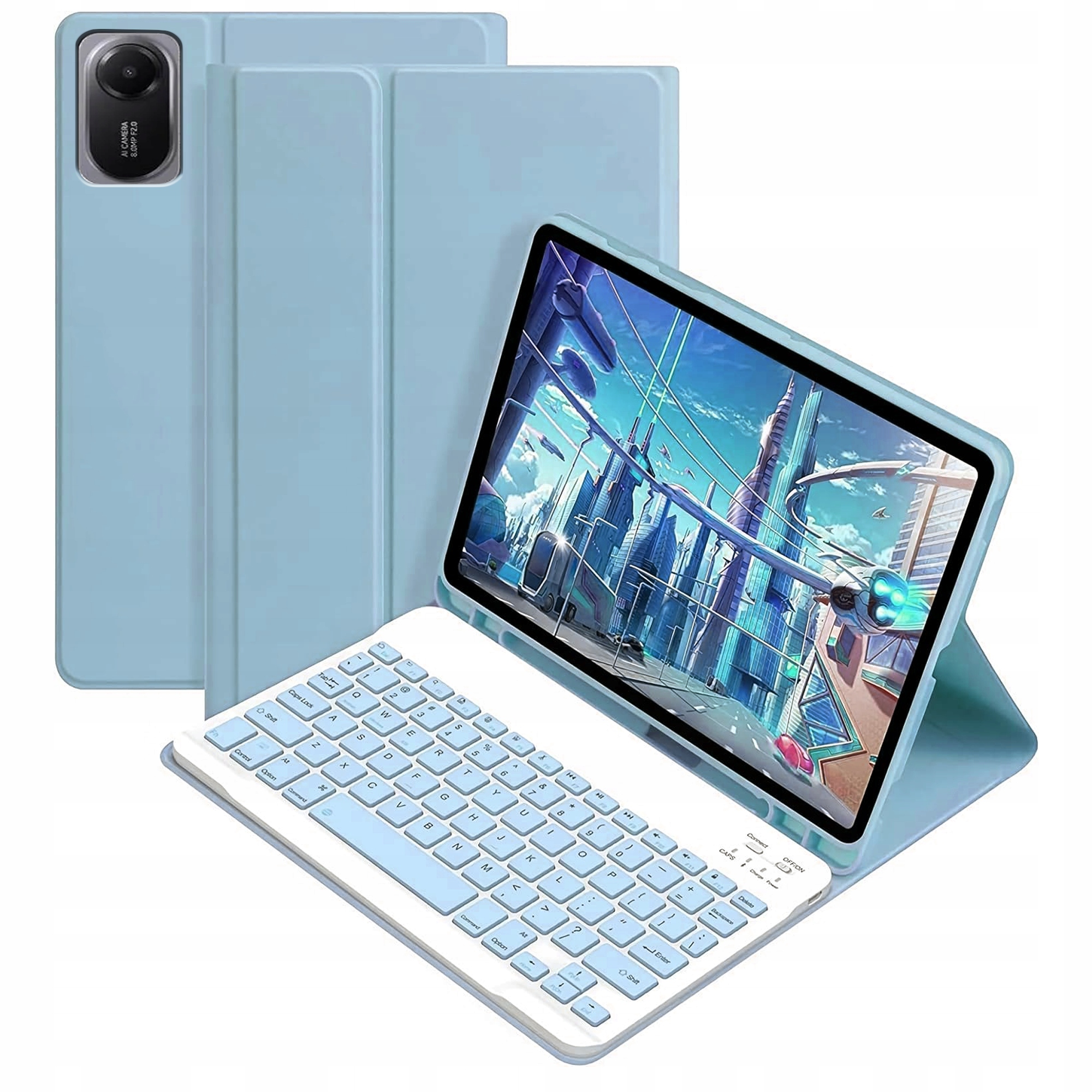 Etui Klawiatura 2w1 do Xiaomi Redmi Pad 2 11" Z Klapką Keyboard Case