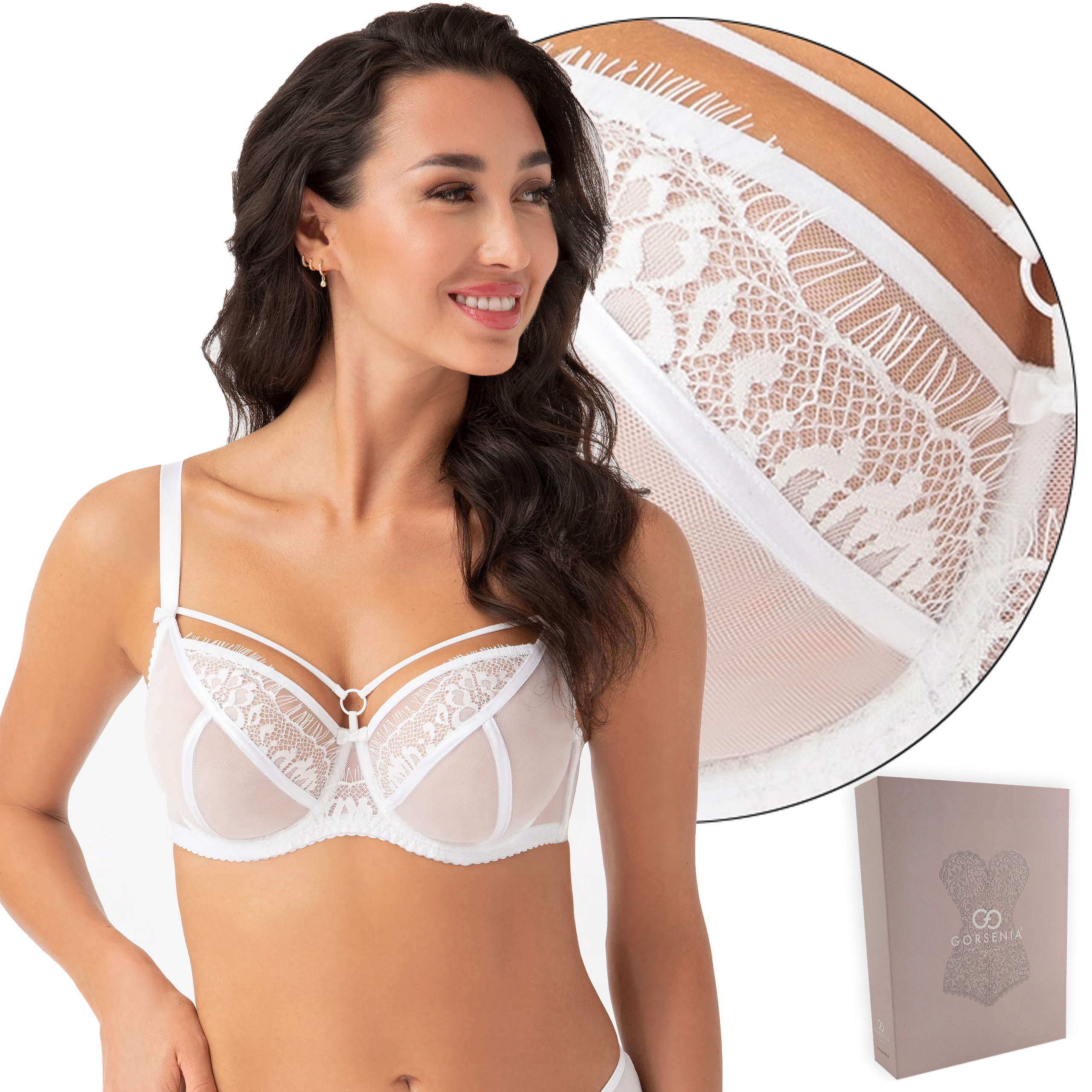 

Gorsenia Biustonosz K496 Paradise soft Biały, 75H