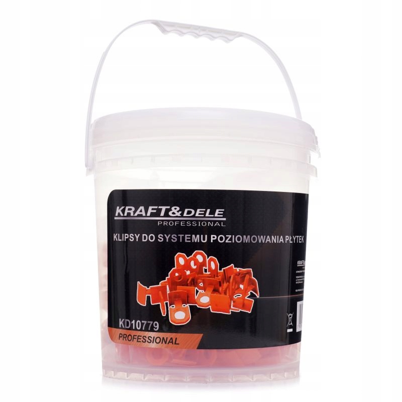 SYSTEM POZIOMOWANIA PŁYTEK KLINY KLIPSY 400 SZTUK