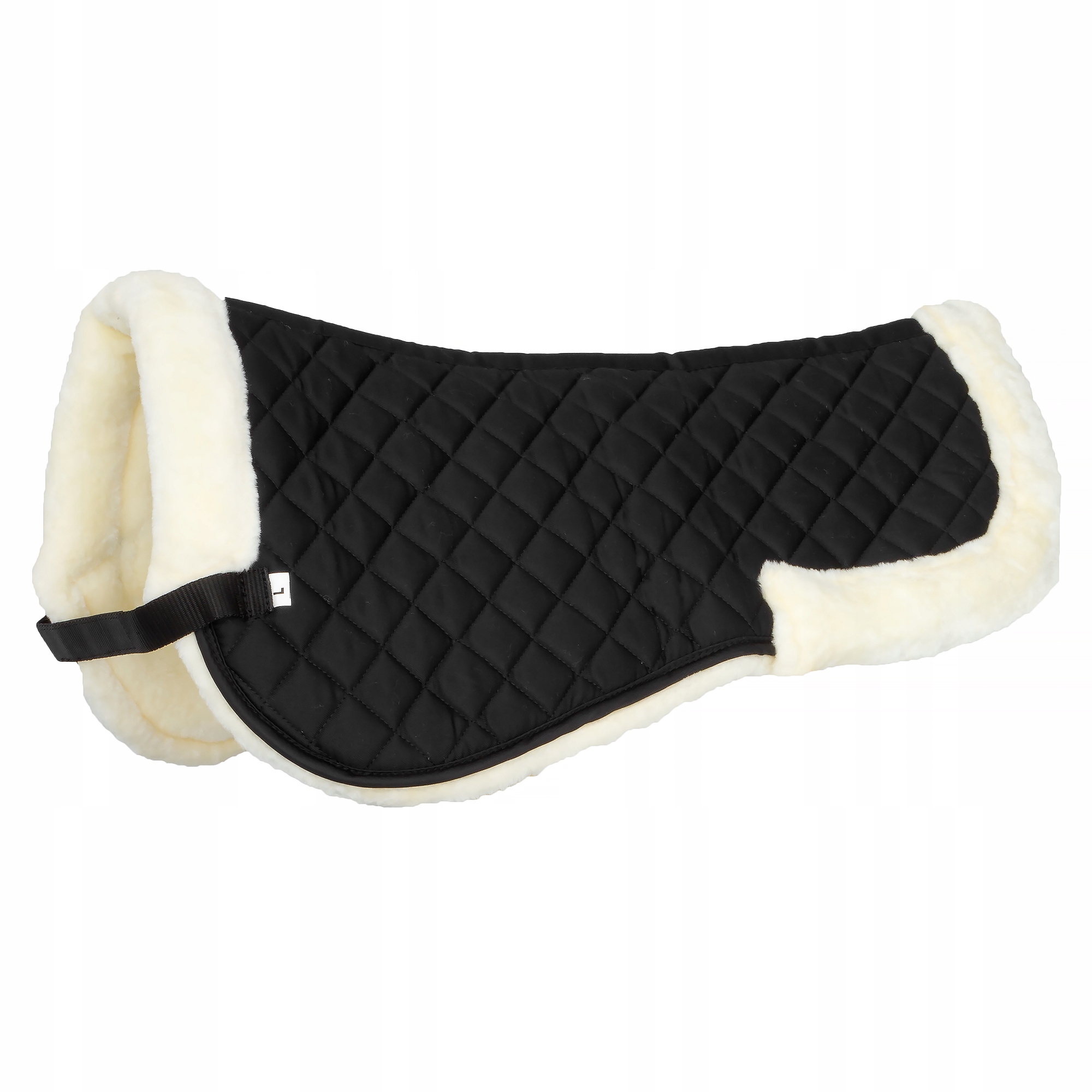 Podkładka pod siodło Start FurArtificial czarno-biała L