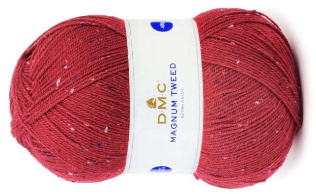 příze Magnum Tweed DMC kol. 055 bledá malina 400gr