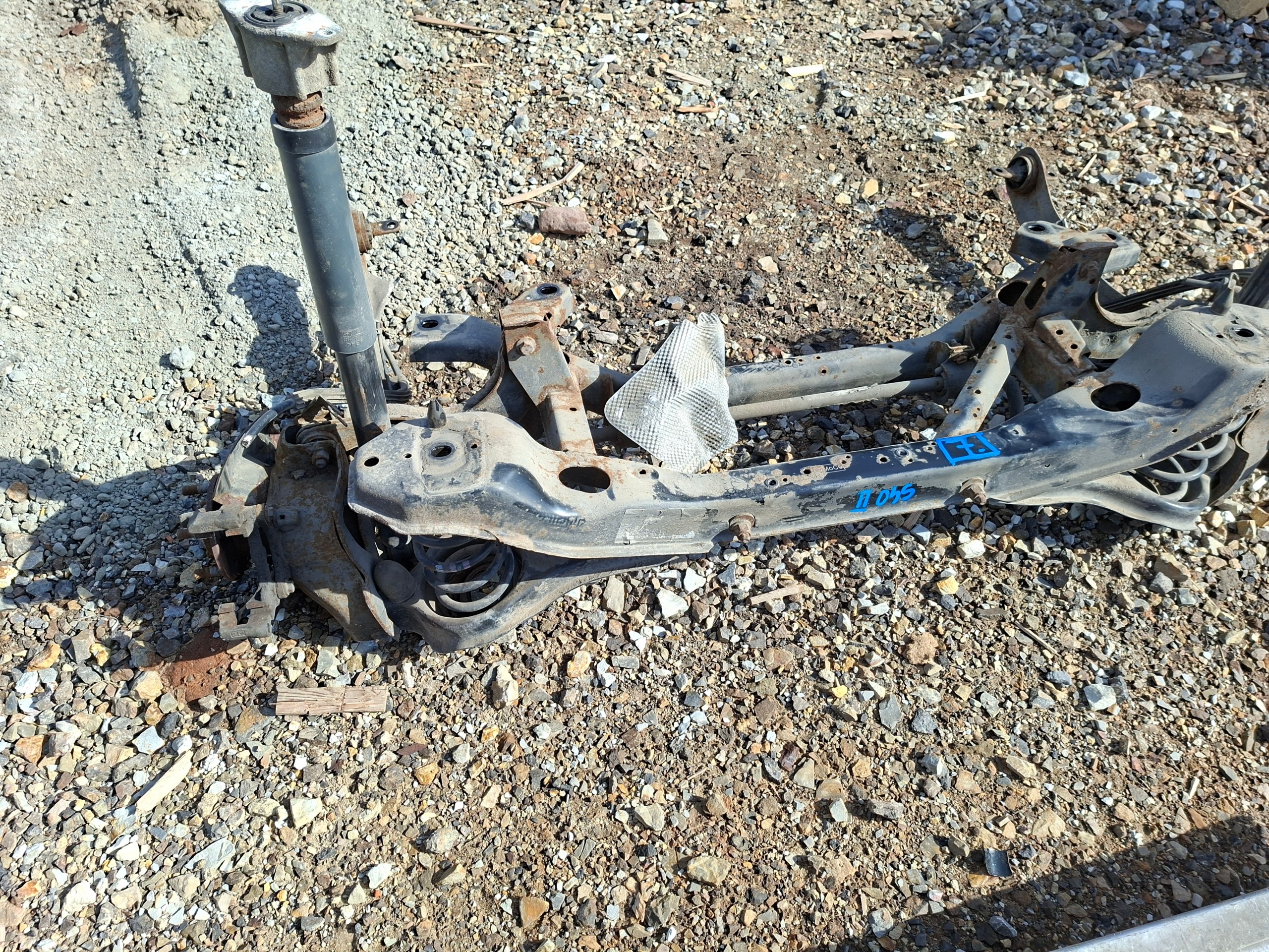 sider rear axle beam springing subframe axle beam volvo s40 II