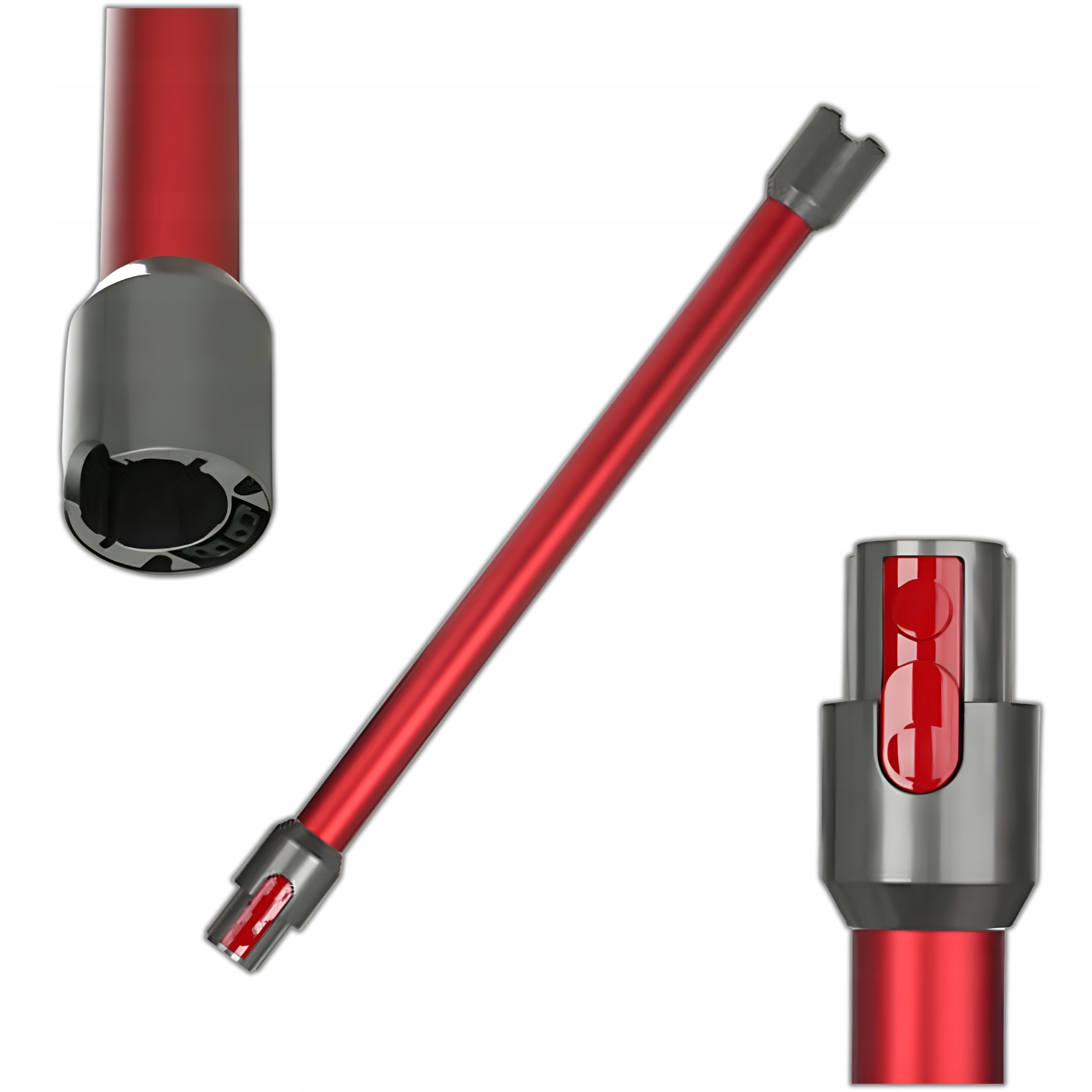 Rura Do Dyson V7 V8 V10 V11 V15 SV14 Absolute Animal Czerwona 72CM