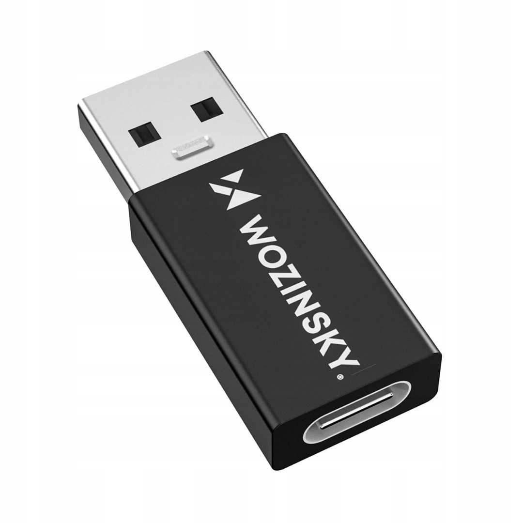 Wozinsky WAAC-01 USB-A do USB-C OTG Czarny