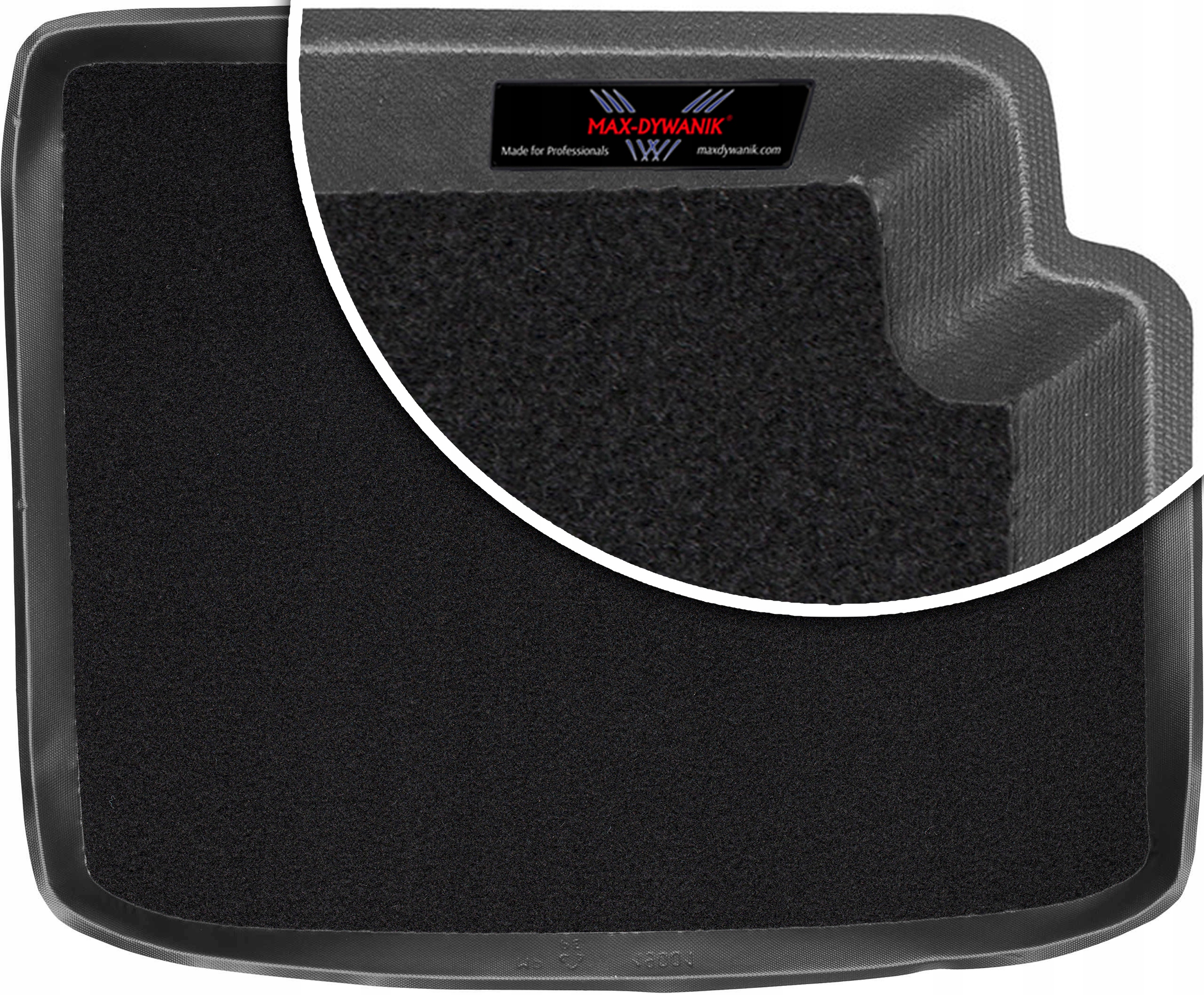 Mercedes B-Class W245 2005-2011 Koberec do zavazadlového prostoru s velurovou podložkou