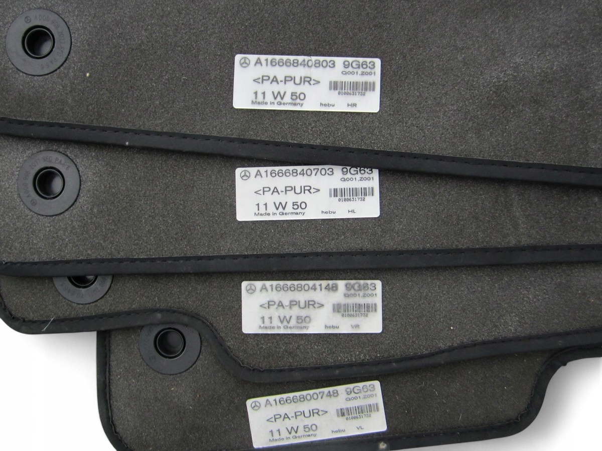 Tappetini moquette Mercedes ML W166 Originale