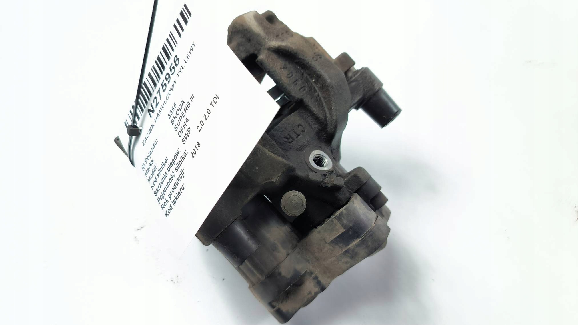 caliper brake rear part left 2.0 TDI SKODA SUPERB III