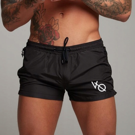 KĄPIELÓWKI MĘSKIE SZORTY SPODENKI CZARNE VQ - 3XL Rozmiar 3XL