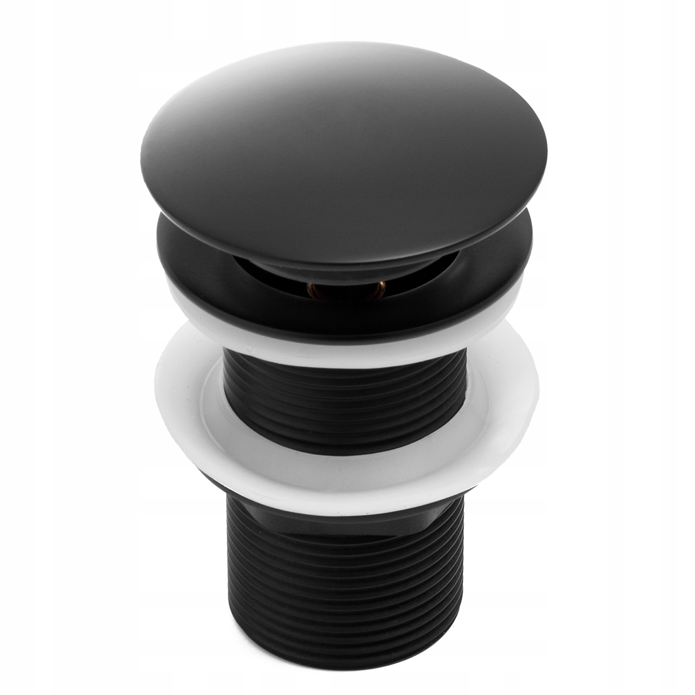 KOREK DO UMYWALKI CLICK CLACK czarny BEZ PRZELEWU